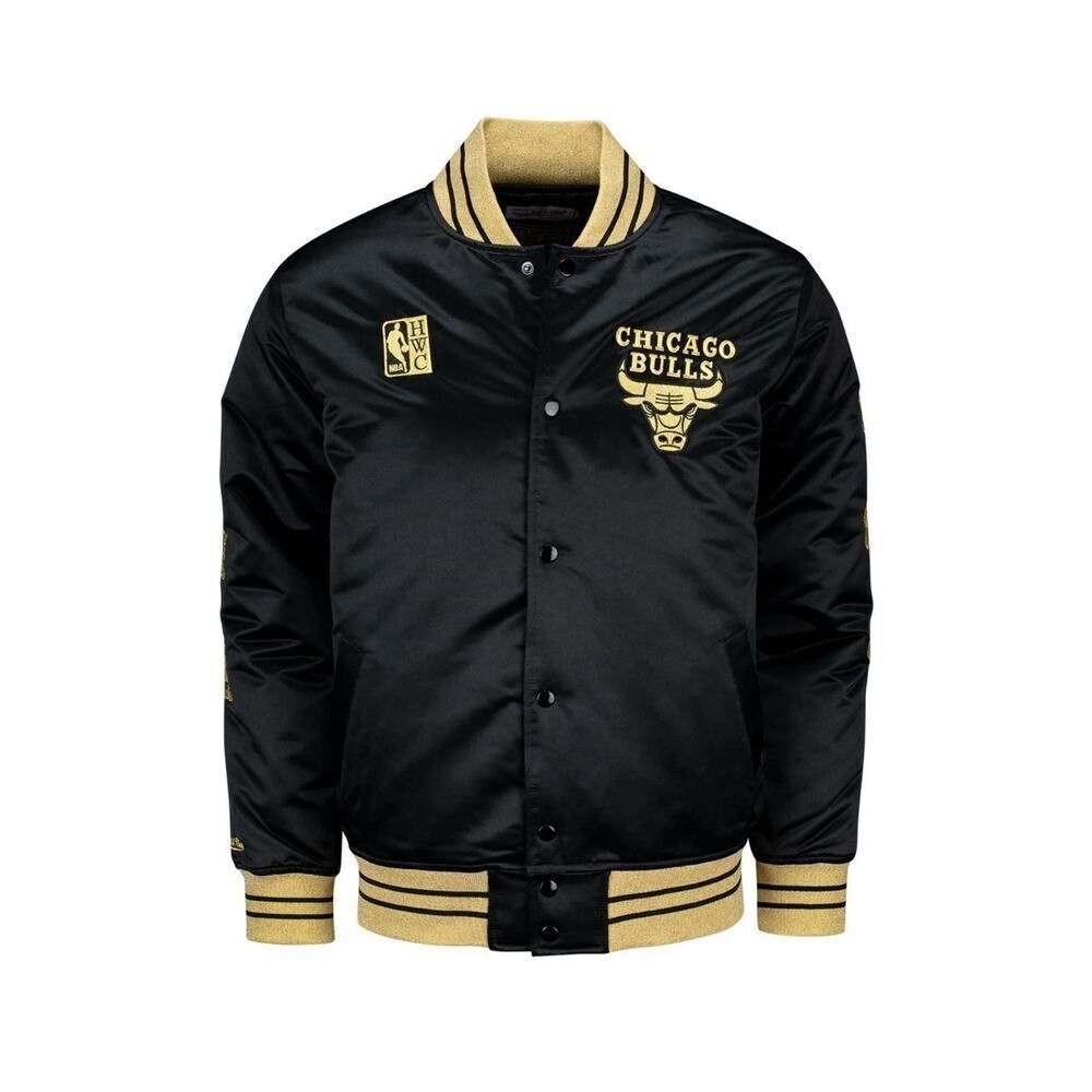 Mitchell Ness Authentic Chicago Bulls Satin MVP 6x NBA Champions Jacket 2XL NWT